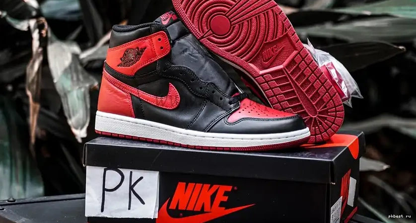 Banned 1 Retro PK TO GOD SHIP Jordan RETAIL MATERIALS Bred 2016 READY High 0506